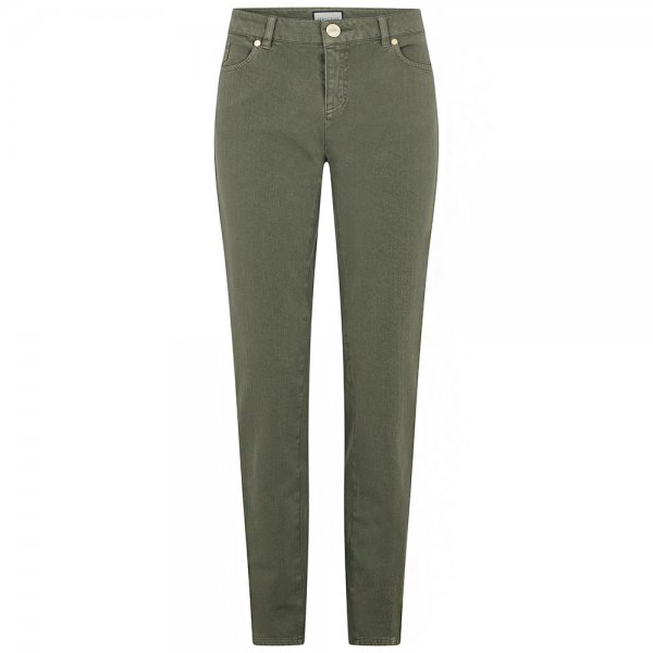 Pantalones para mujer SEDUCTIVE »Claire«, verde caña, talla 40