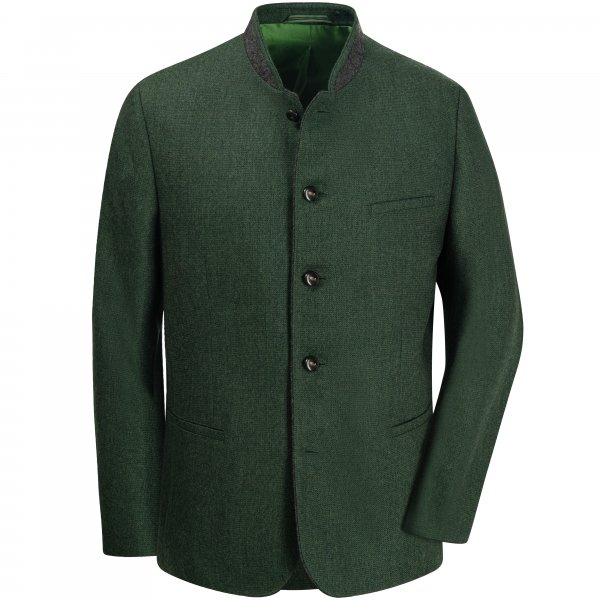 Giacca di costume tradizionale da uomo Gössl, a collo alto, verde, taglia 54