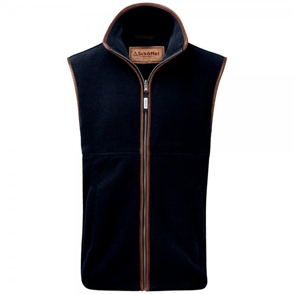 Gilet en polaire Schöffel » Oakham «, bleu marine, taille 54