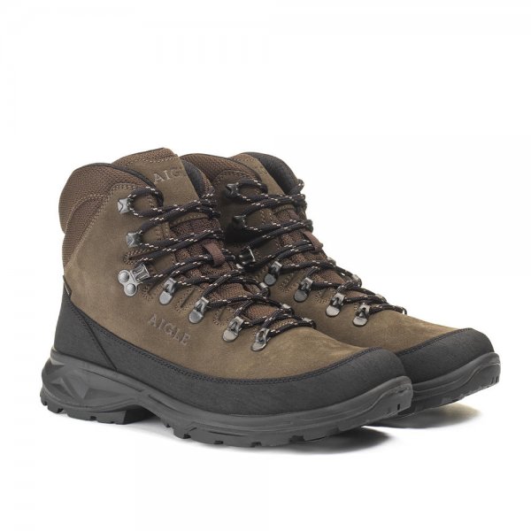 Aigle »Bakke GTX« Men's Trekking Boots, Dark Brown, Size 41