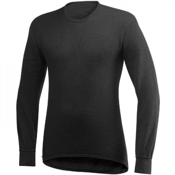 Woolpower Unterhemd langarm, schwarz, 200 g/m², Größe XS