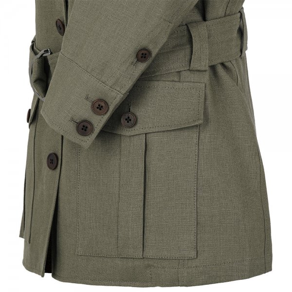 Purdey Ladies Safari Jacket Khaki Size 36 Coats The GunDog Affair