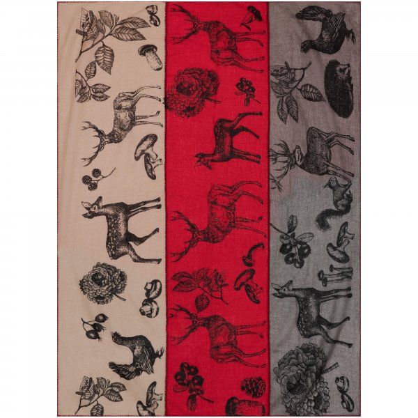 Cashmere Stole »Woodland«, Multi-coloured, 130 x 200 cm