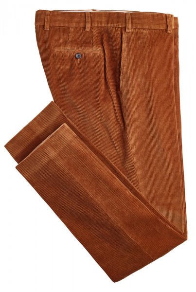 Pantalones de pana para hombre Hiltl, marrón, talla 29