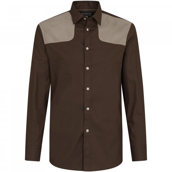 Camisa de caza para hombre Hartwell »Adrian«, marrón, talla L