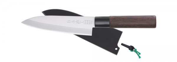 Couteau à viande et poisson, Saku Hocho, avec étui en bois, Gyuto