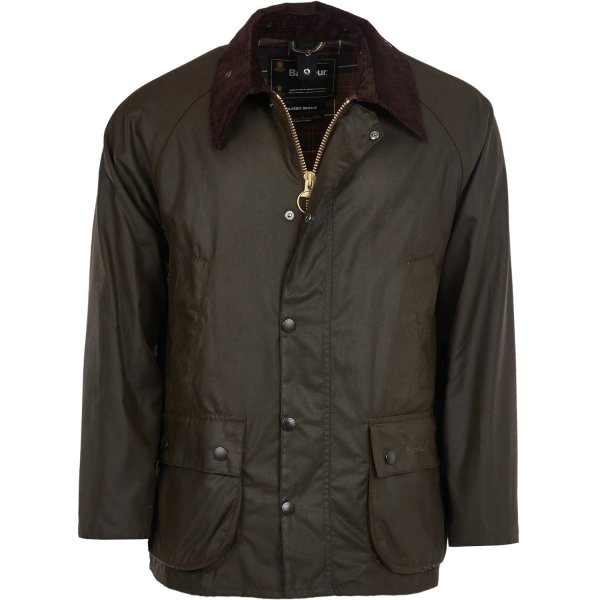 Barbour »Classic Beaufort« Waxed Jacket, Olive, Size 42 (Women: 42, Men: 52)