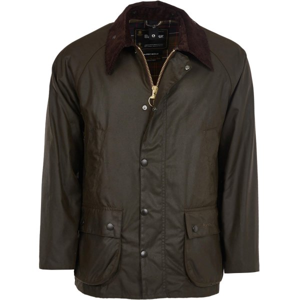 Barbour Wachsjacke »Classic Beaufort«, olive, Größe 42 (Damen: 42, Herren: 52)