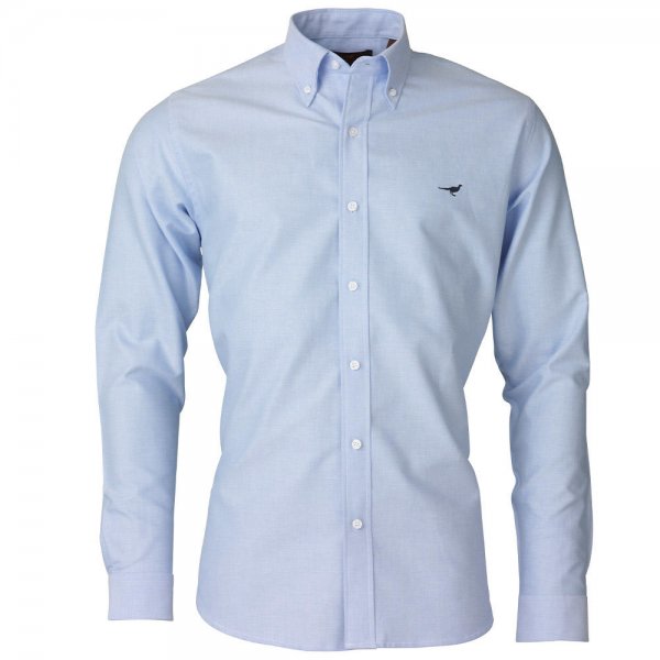 Camisa Oxford para hombre Laksen Harvard, azul, talla L
