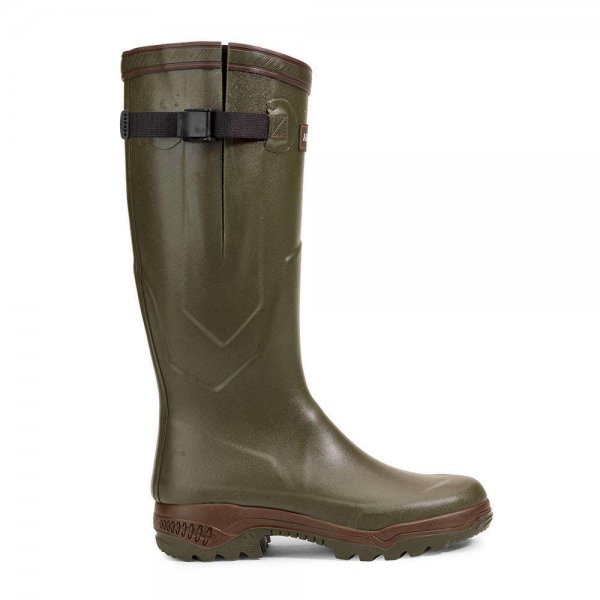 Aigle Rubber Boots PARCOURS 2 VARIO, Khaki, Size 47