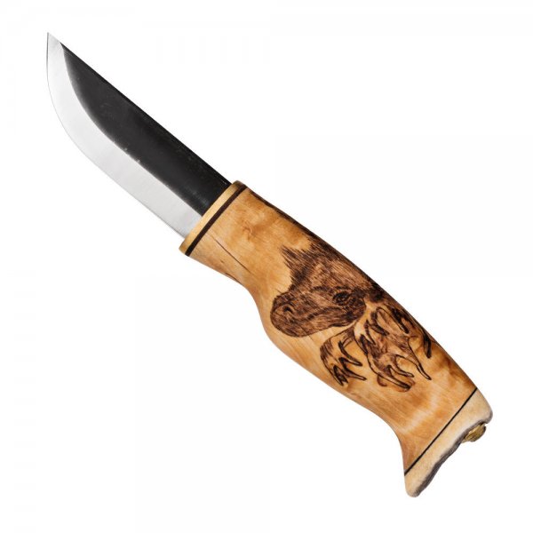 Wood Jewel Hunting and Outdoor Knife, Moose