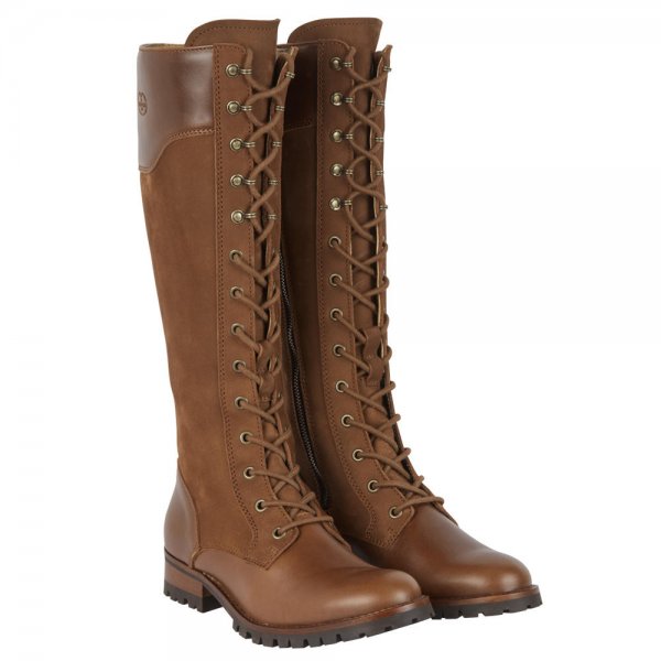 Le Chameau Damen Lederstiefel La Parisienne, chestnut, Größe 37