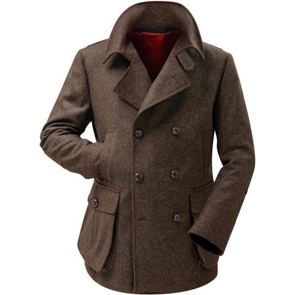 Men’s Loden Jacket, Dark Brown, Size 48