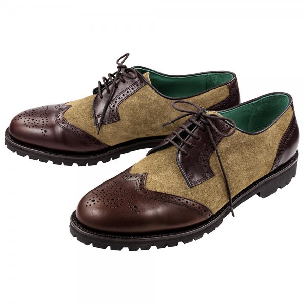 Zapatos para hombre Rey Pavón Fullbrogue, marrón, talla 45
