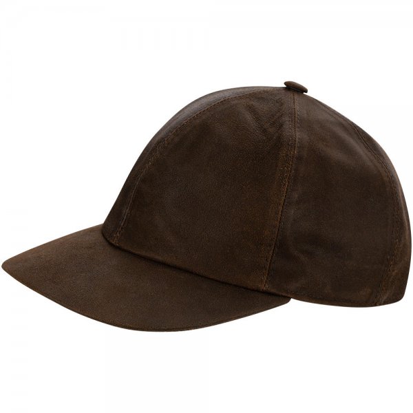 Gorra de béisbol, napa de cabra, marrón/antigua, talla XL (61/62)