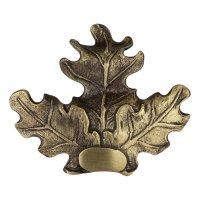 Feuilles de chêne porte-trophée en bronze