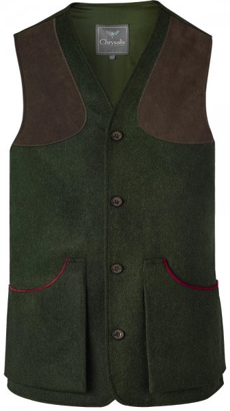 Chrysalis Men’s Shooting Vest, Loden, Size XL