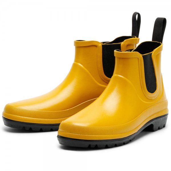 Bottes pour femme en caoutchouc Grand Step » Vickie «, jaune curry, taille 37