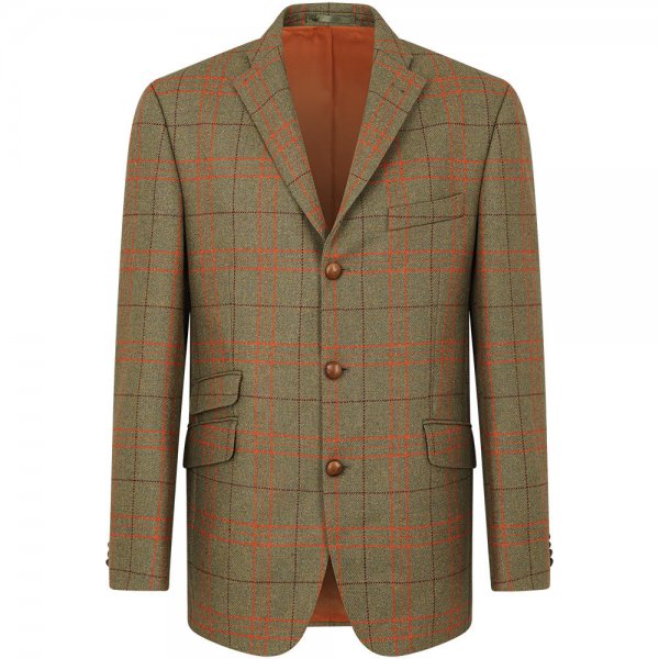 Lovat Tweed Men’s Sports Jacket, Chequered, Size 58
