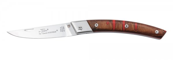 Coltello a serramanico Le Thiers RLT, banksia, rosso