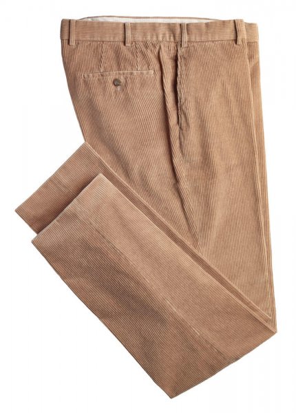 Hiltl Men's Corduroy Trousers, Beige, Size 60