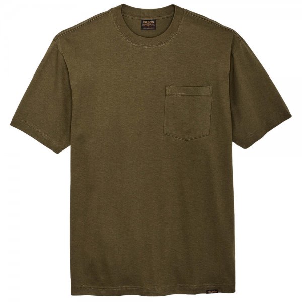 Filson Pioneer Solid One Pocket T-shirt, dark olive, Size L