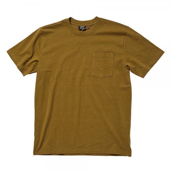 Filson Short Sleeve Outfitter Solid One-Pocket T-shirt, Gray Heather, M