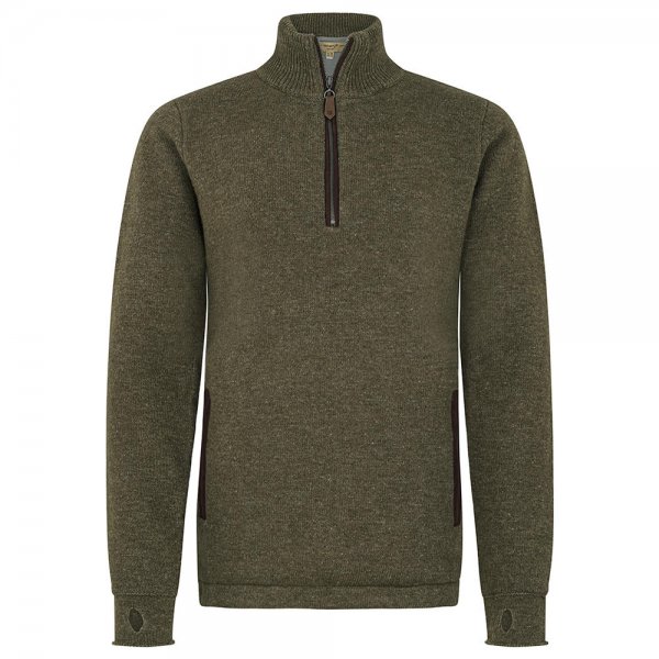 Dubarry »Morrisey« Ladies Zip Neck Sweater, Dusky Green, Size 34