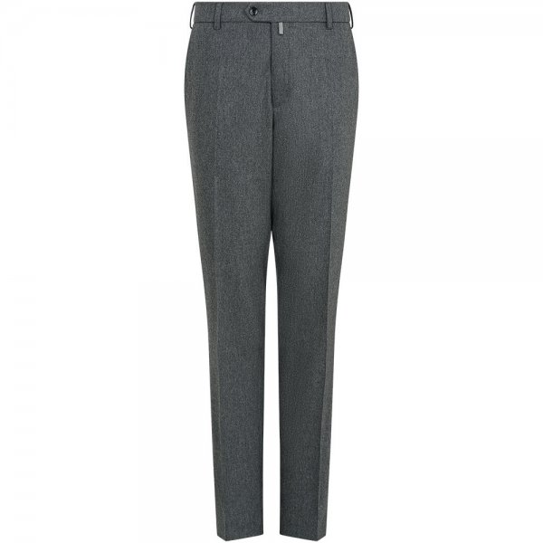 Meyer »Bonn« Men's Flannel Trousers, Grey, Size 28