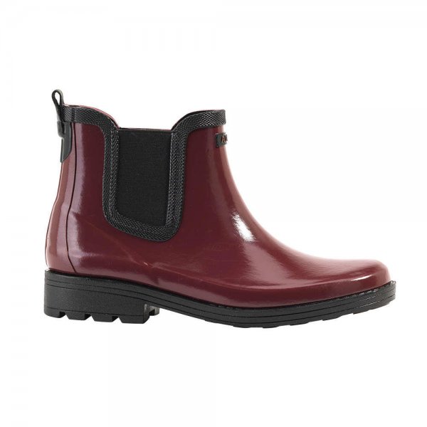 Aigle »Carville« Ladies Rubber Ankle Boots, Wine, Size 37