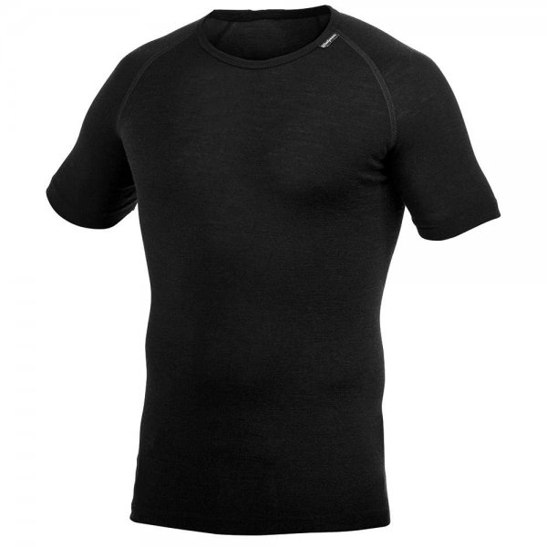 Woolpower Lite Unterhemd, schwarz, kurzarm, L