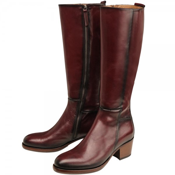»Scarlett« Ladies Boots, Burgundy, Size 41