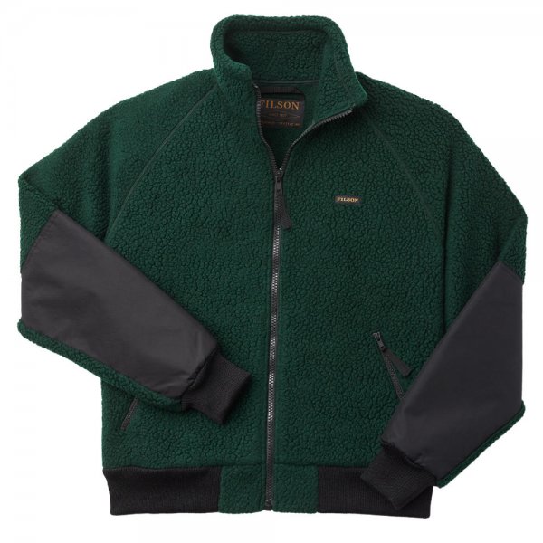 Filson Sherpa Fleece Jacket, Fir, Size L