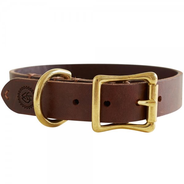 Collar para perro Helen Wells »Classic«, castaño, L
