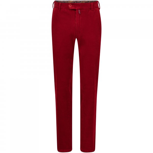 Meyer »Bonn« Men's Corduroy Trousers, Red, Size 27