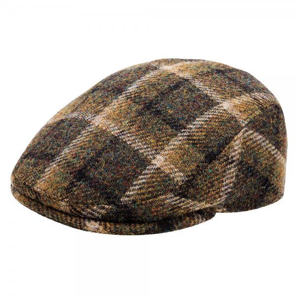 Mütze Harris-Tweed, grün/grau, Größe 57