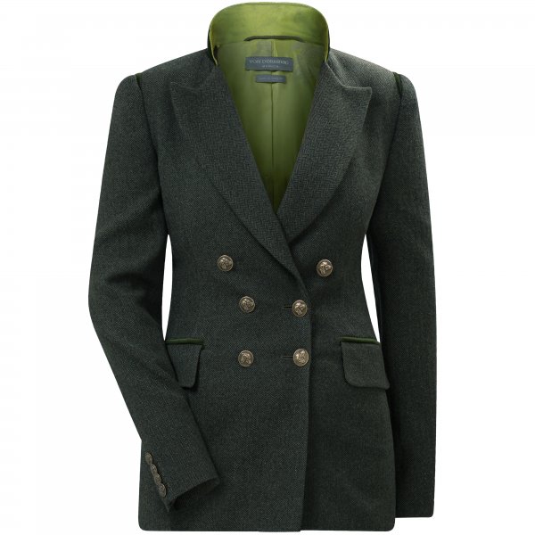 Blazer para mujer VON DÖRNBERG »Riana«, verde oscuro, talla 36