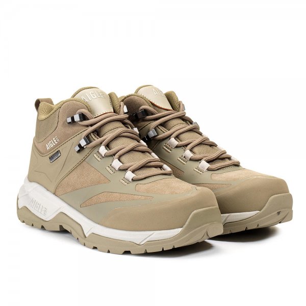 Aigle Buty trekkingowe PALKA MTD, szarobrązowe, rozmiar 42