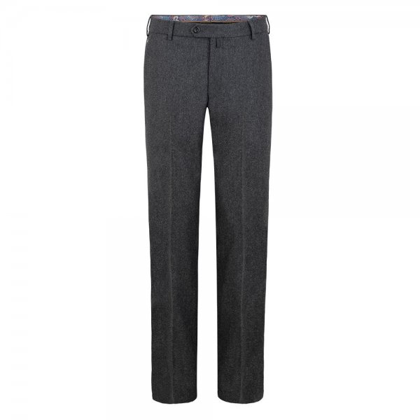 Meyer »Bonn« Men's Flannel Trousers, Anthracite, Size 106