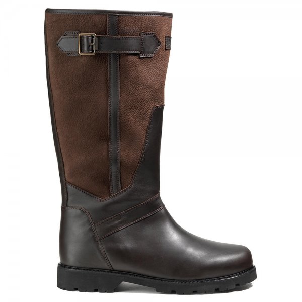 Aigle Damen Lederstiefel INVERSS GTX W, dunkelbraun, Größe 40