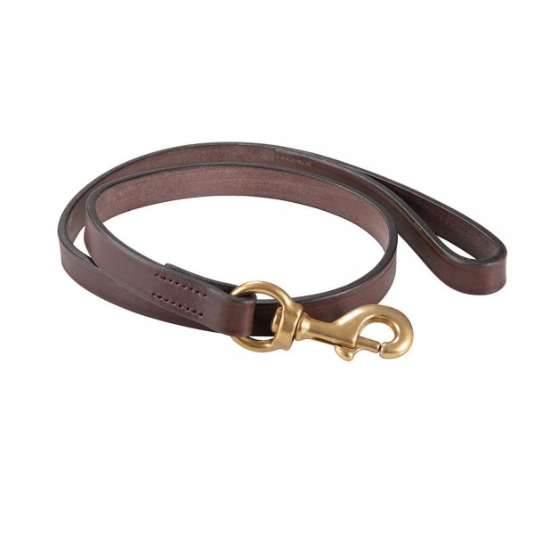 Hardy & Parsons Dog Leash, Bridle Leather, Dark Brown
