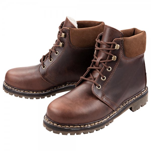 »Großarl 2« Ladies Boots, Lambskin Lining, Chestnut, Size 39