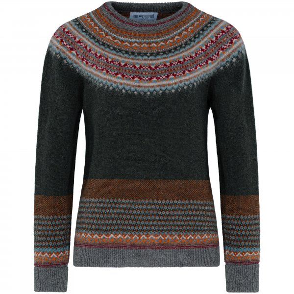 Suéter para mujer Eribé Fair Isle, Bracken, talla XL