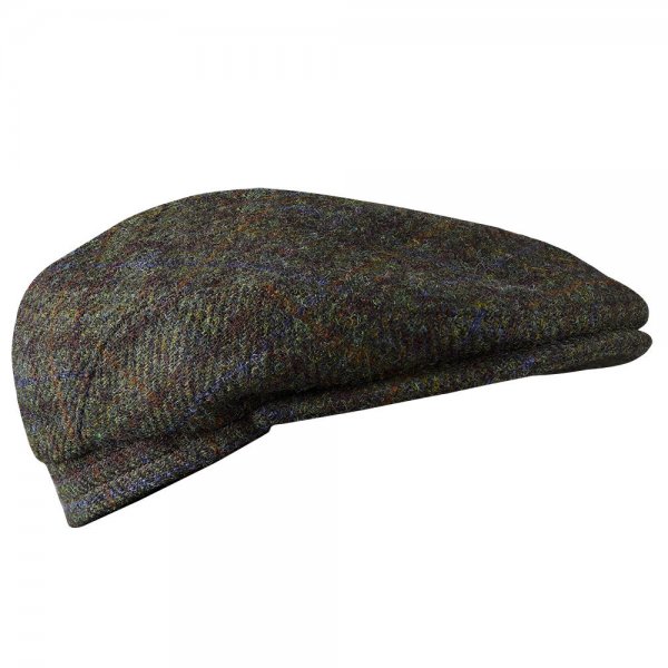 Mütze Harris-Tweed Kariert, grün, Größe 57