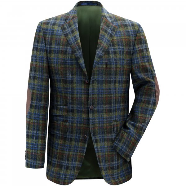 Chaqueta americana para hombre »Robert«, tweed, a cuadros, talla 26