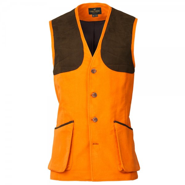Laksen »Belgravia« Men’s Shooting Vest, Orange, Size 3XL