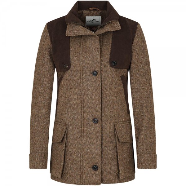 »Lomond« Ladies' Tweed Jacket, Chequered, Brown, Size 36