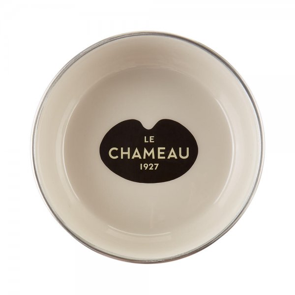 Le Chameau Dog Bowl, Stainless Steel, Large, Gris Ardoise