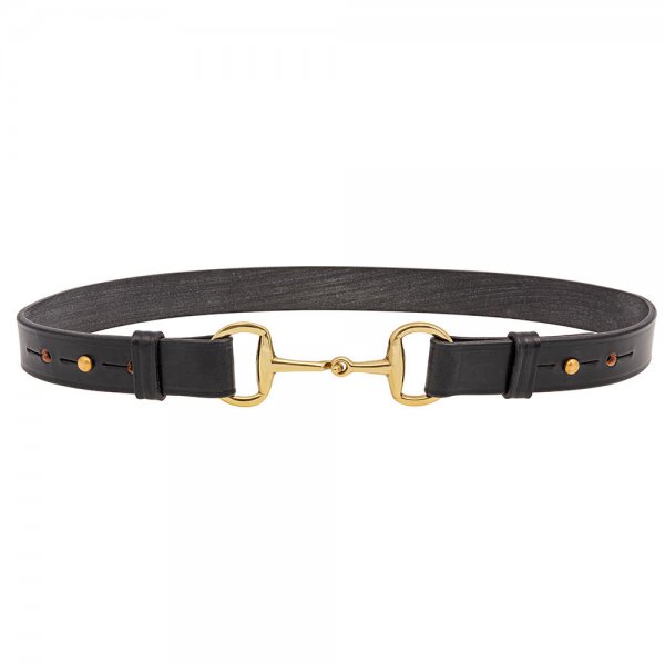 Bridle Leather Belt »Ashton«, Black, 85 cm
