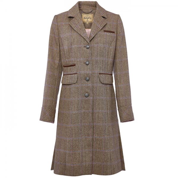Abrigo de tweed para mujer Dubarry Blackthorn, woodrose, talla 40